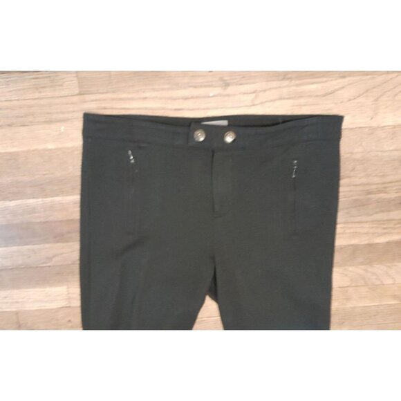 Vince Formal Stretch Capsule Quality Stretch Work Event Sz 6 Pants Black Pocket - Picture 2 of 6